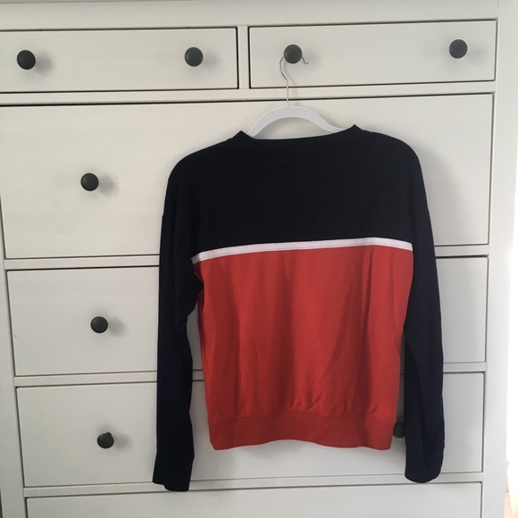 Red and Navy Sweater - Picture 2 of 3